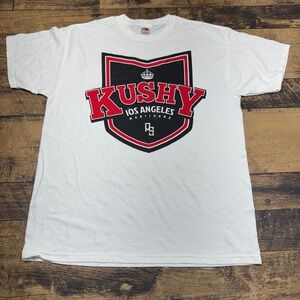 Fruit‎ of the Loom Graphic T-Shirt Kushy Los Angeles Marijuana XL Maryjane